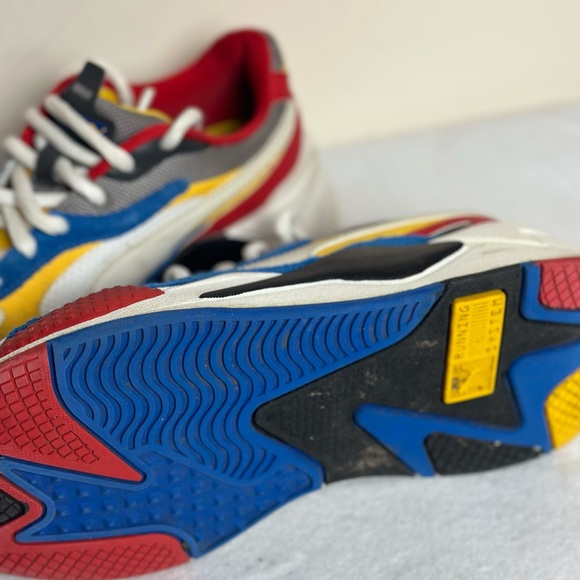 PUMA Rs-X3 Puzzle sneakers running shoes red blue size 7 men’s. 9 women’s - Picture 5 of 7